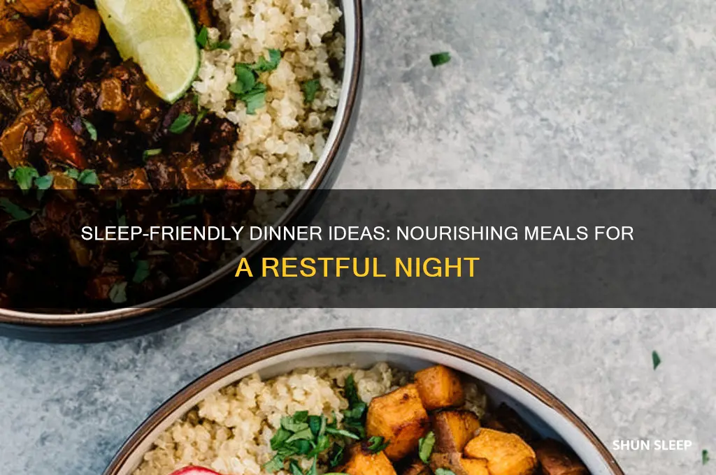 what to eat for dinner to help you sleep
