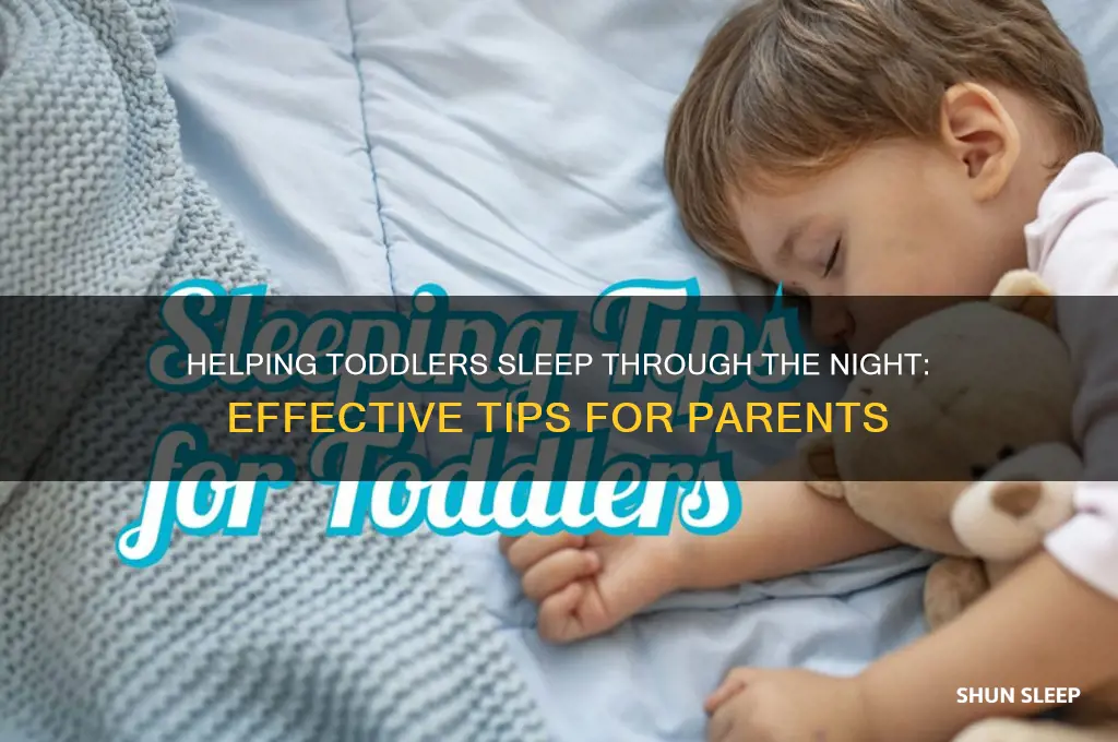 what to help toddler sleep through the night