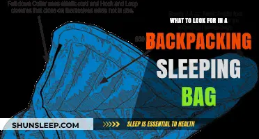 Backpacking Sleeping Bag: Key Features to Look For