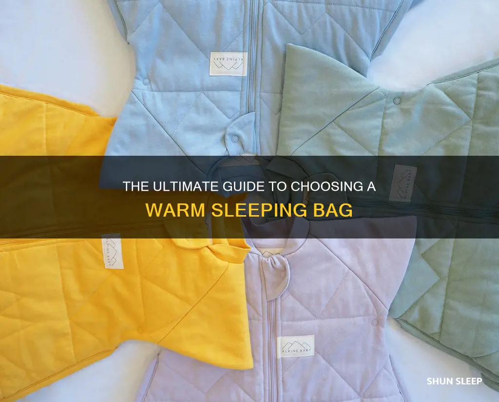 what to look for in a warm sleeping bag