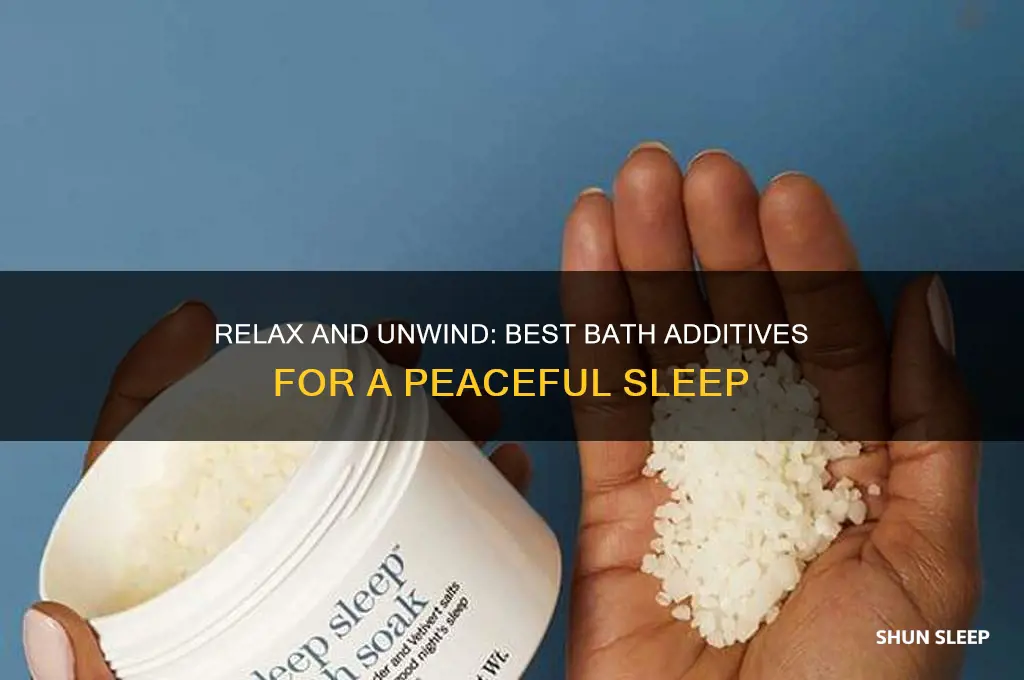 what to put in bath to help sleep