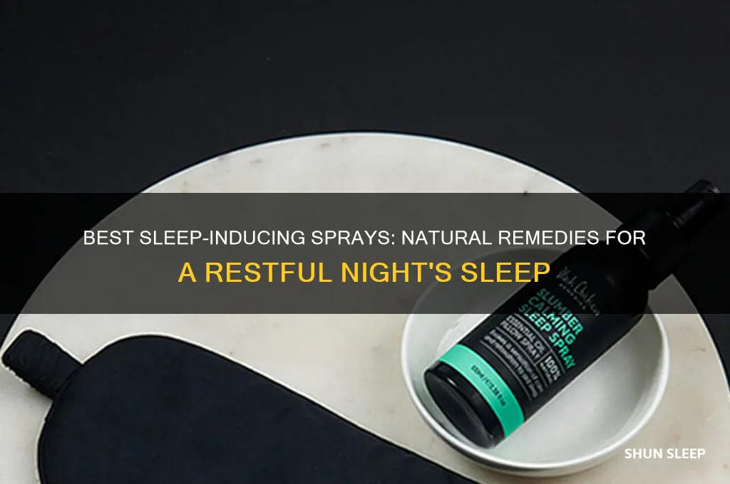 what to spray to help sleep