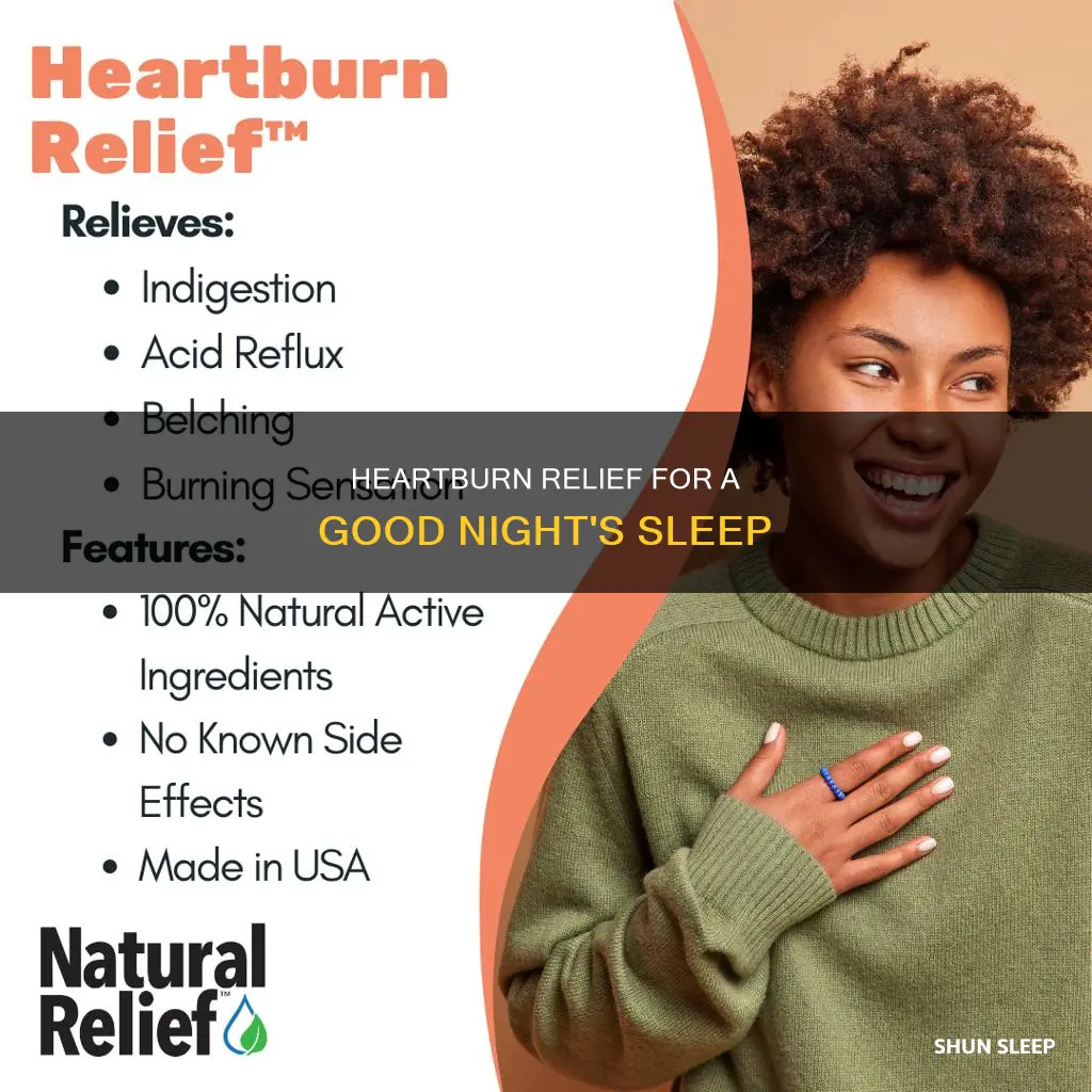 what to take for heartburn to sleep