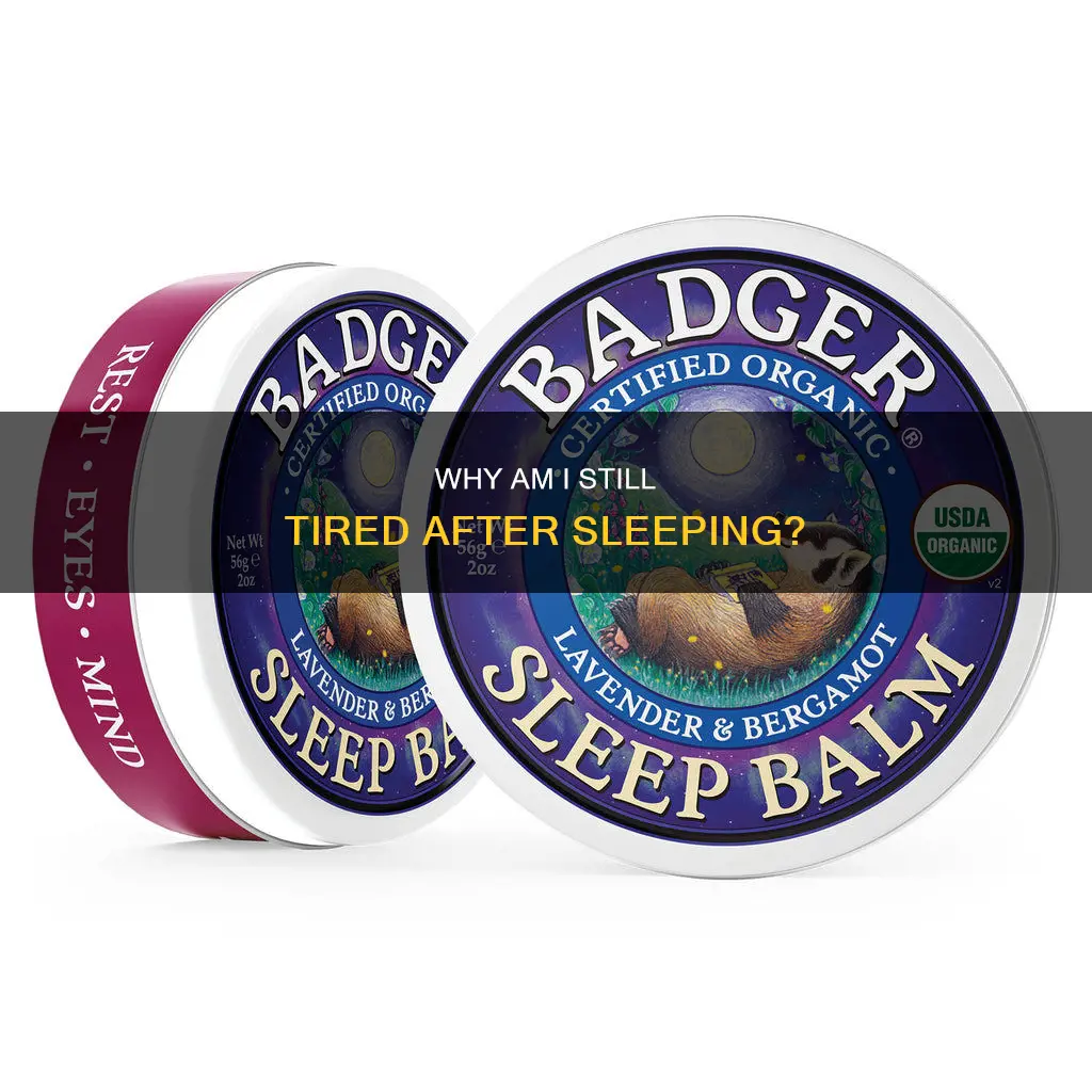 what to take if tired after sleeping