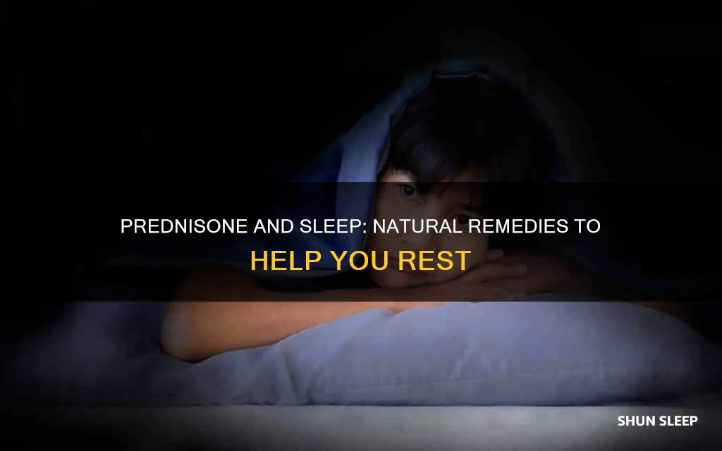 what to take on prednisone to sleep