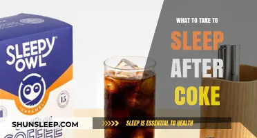 Sleep Aids to Use After Coke