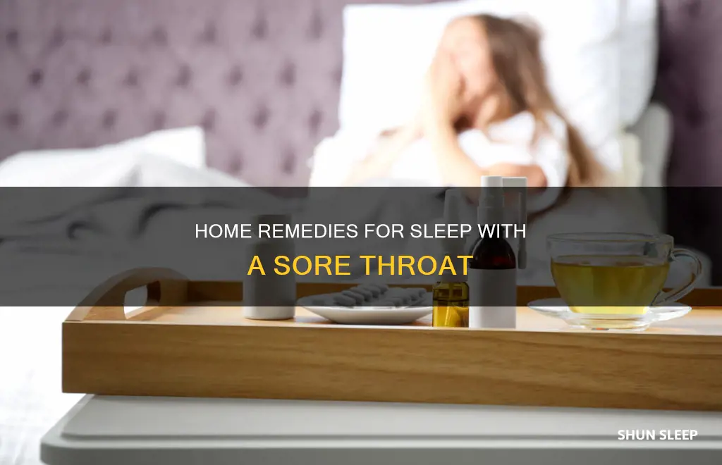 what to take to sleep with a sore throat