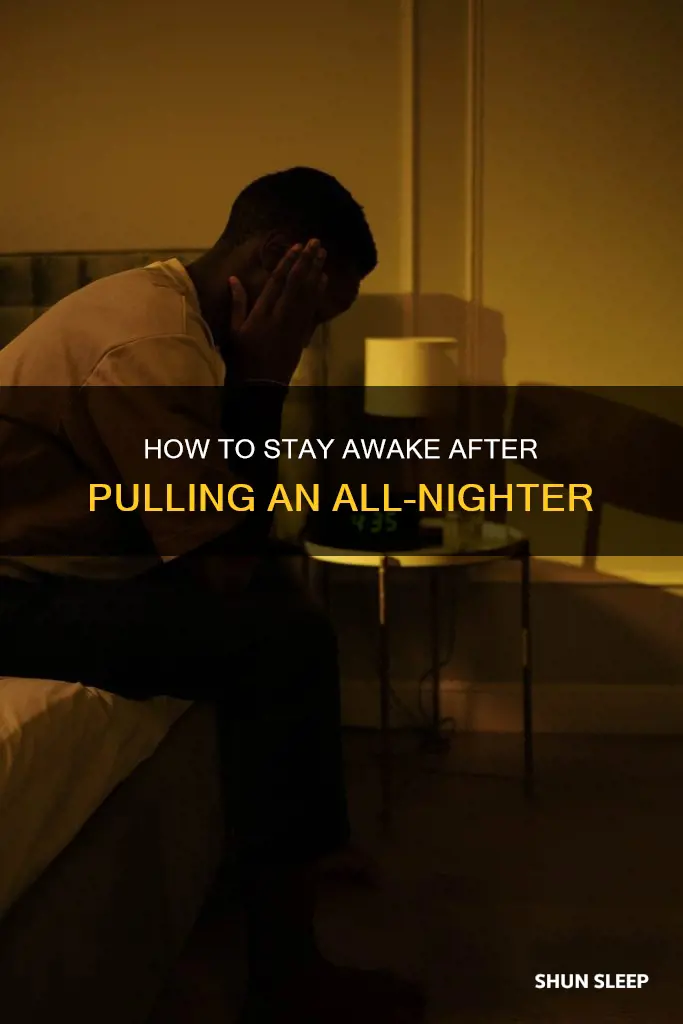 what to take to stay up after no sleep