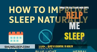 Soothing Solutions: What to Tell a Guy Who Says 'Help Me Sleep