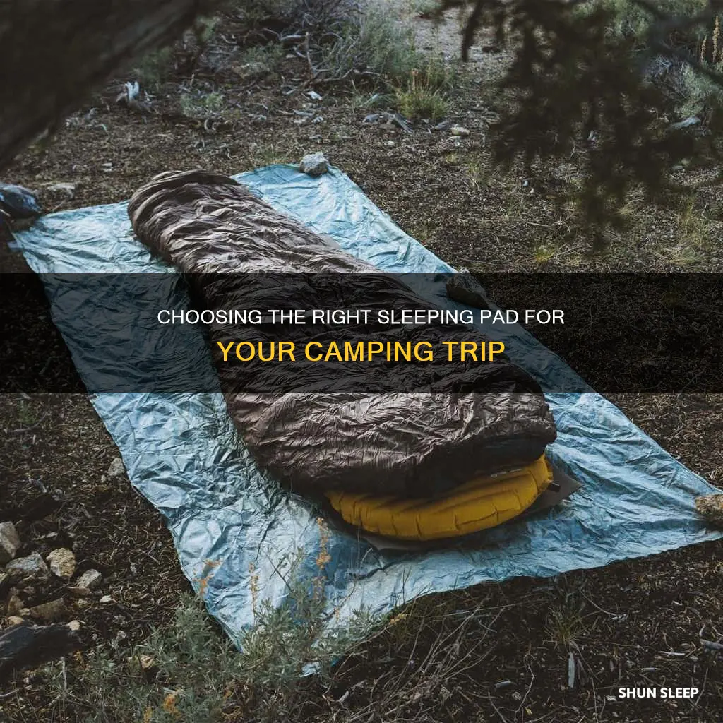 what to use below sleeping bag