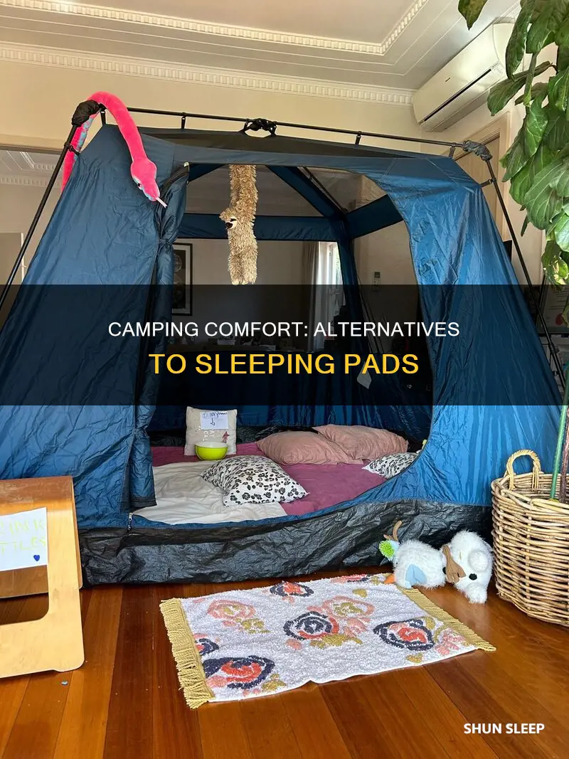 what to use instead of a sleeping pad for camping