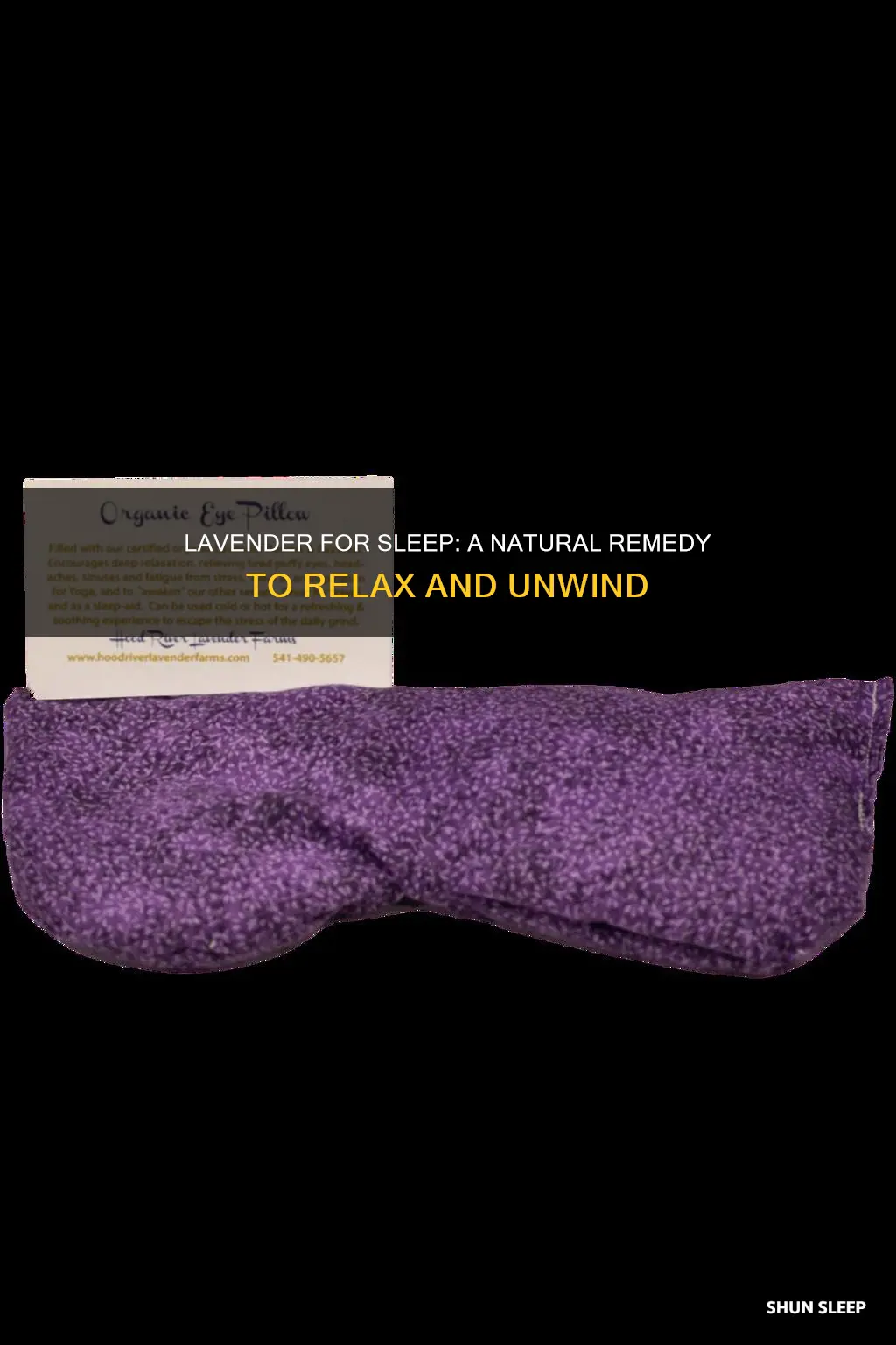 what to use lavender for sleeping