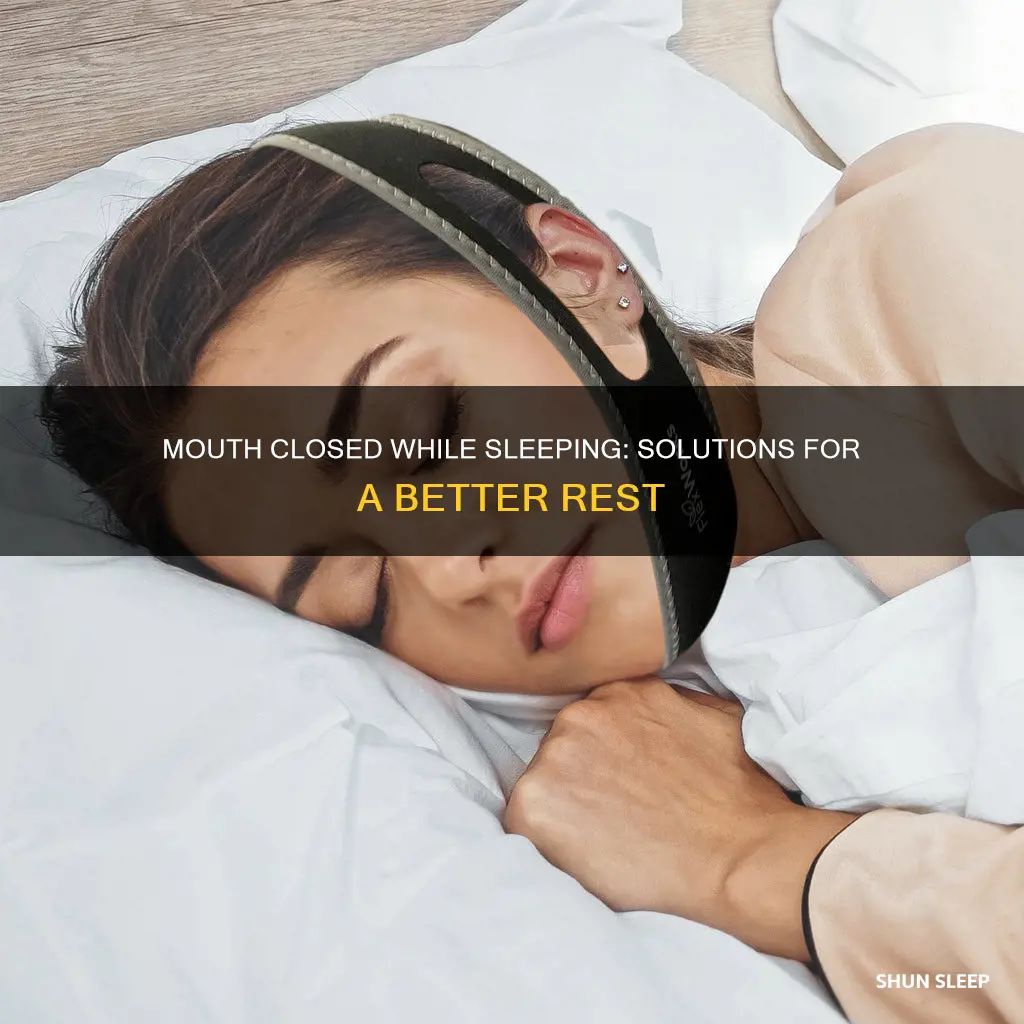 what to use to keep mouth closed while sleeping