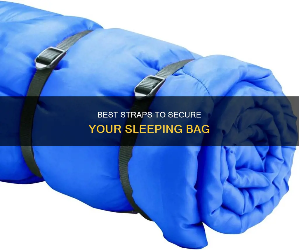 what to use to tie sleeping bags