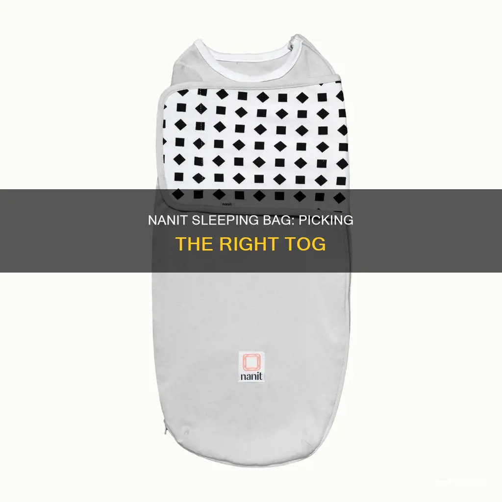 what tog is the nanit sleeping bag