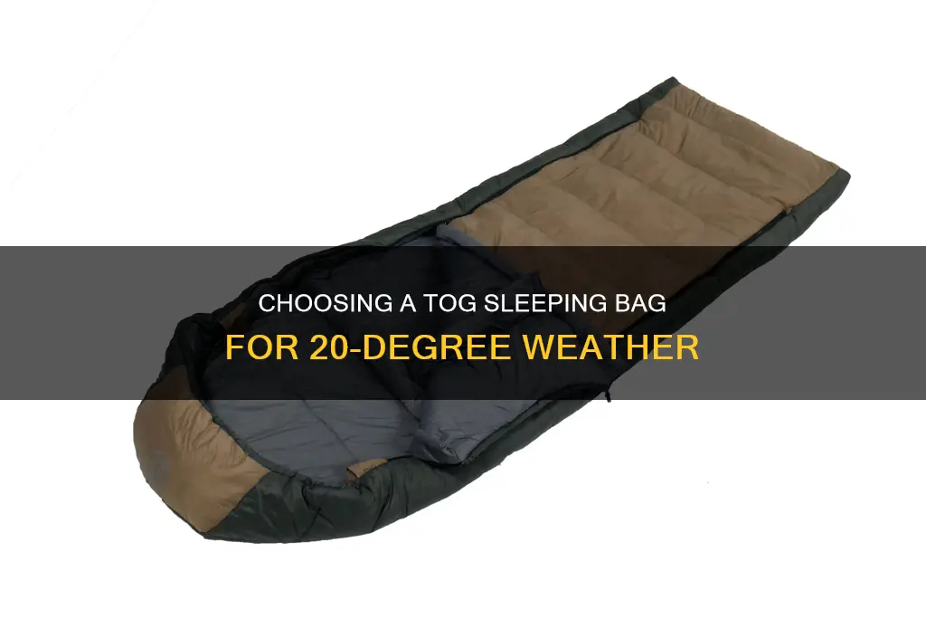 what tog sleeping bag for 20 degrees