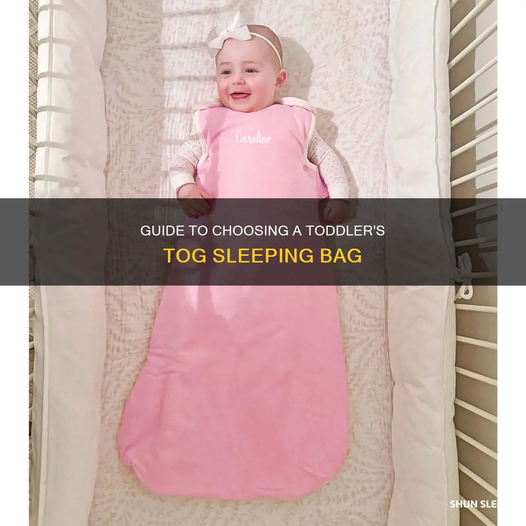 what tog sleeping bag for toddler