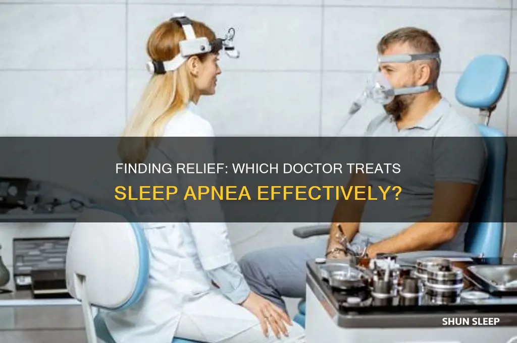 what type of doctor helps with sleep apnea