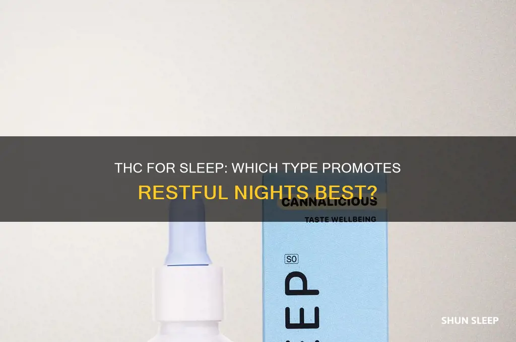 what type of thc helps you sleep