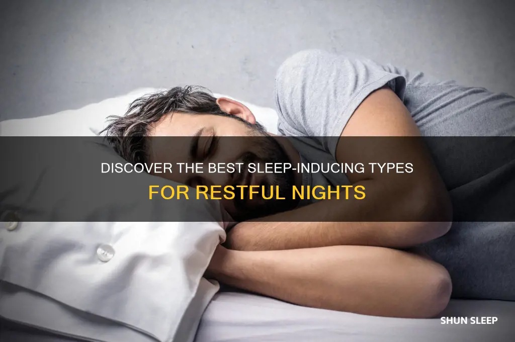 what type that helps u sleep at night