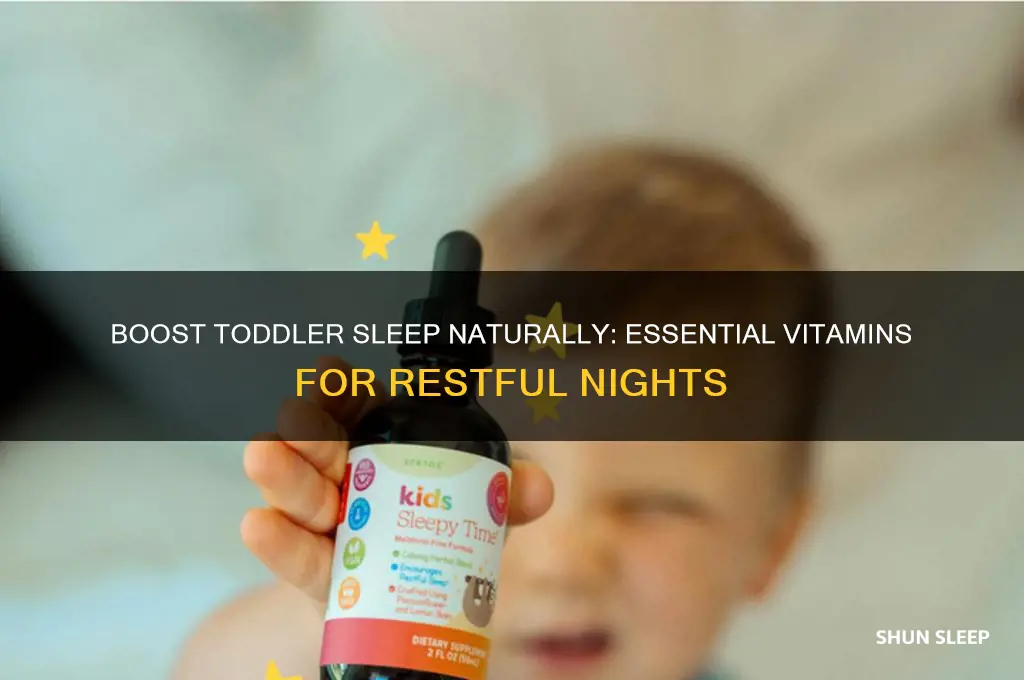 what vitamin can help toddler sleep