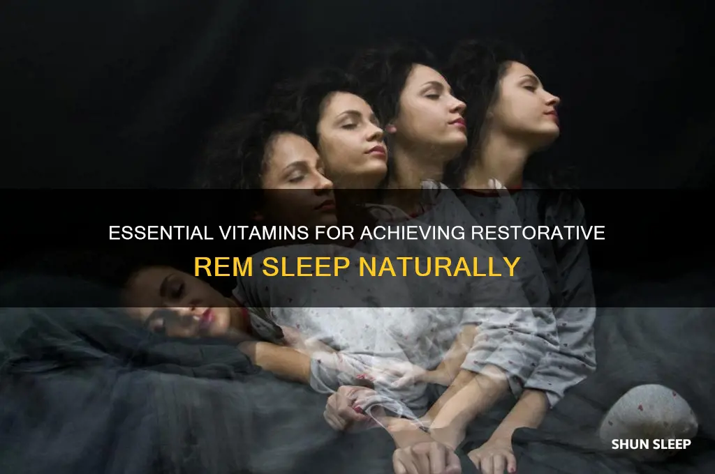 what vitamins are needwd to get rem sleep