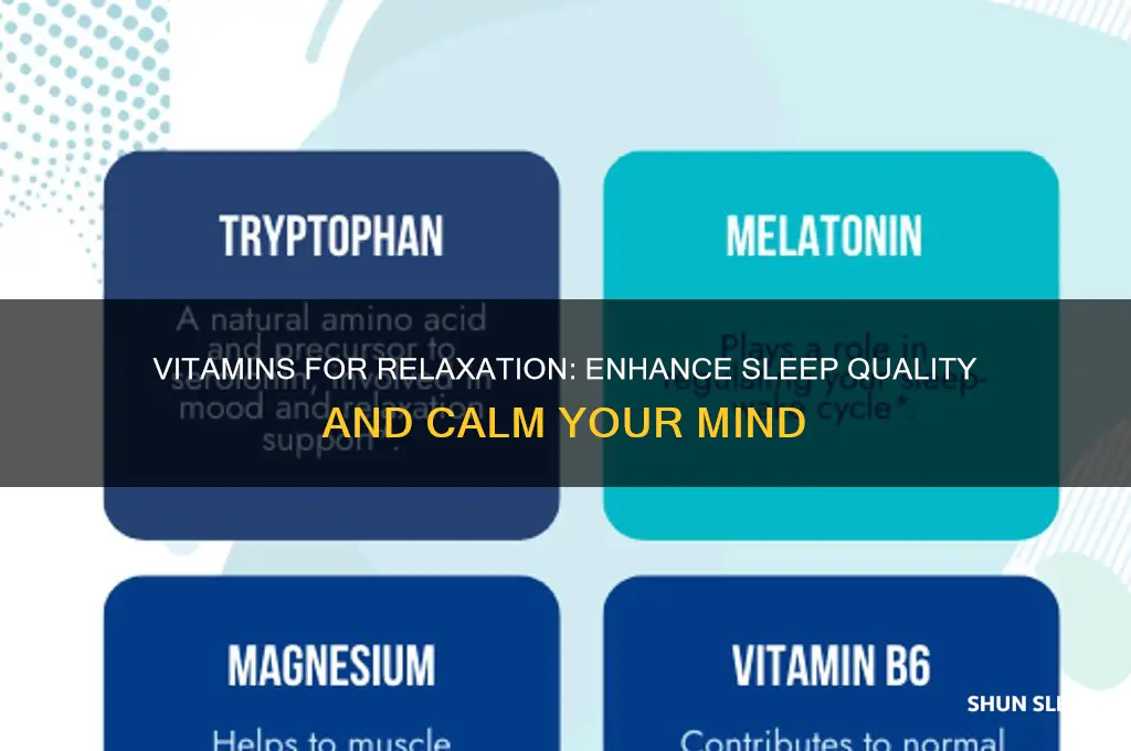 what vitamins help you relax your brain for sleep