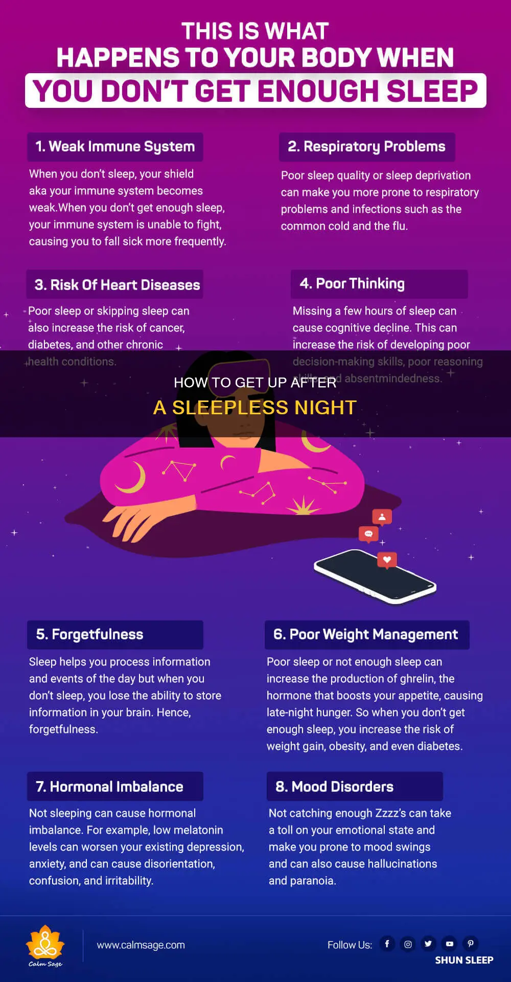 what wakes you up after no sleep