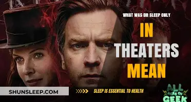 Dr. Sleep: Theater-Exclusive Release Explained