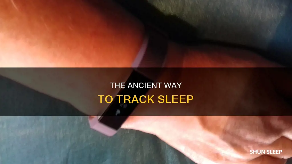 what was the old device to track sleep