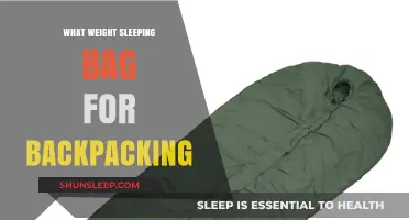 Backpacking Sleeping Bags: Picking the Right Weight