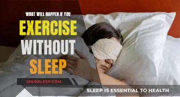 Exercise Without Sleep: A Recipe for Disaster?