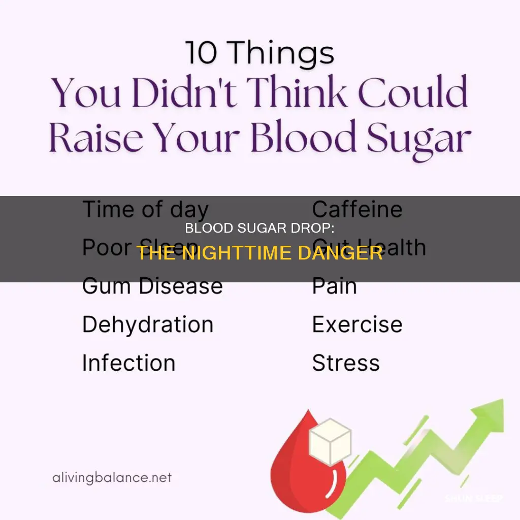 what will happens if your blood sugar drops while sleeping