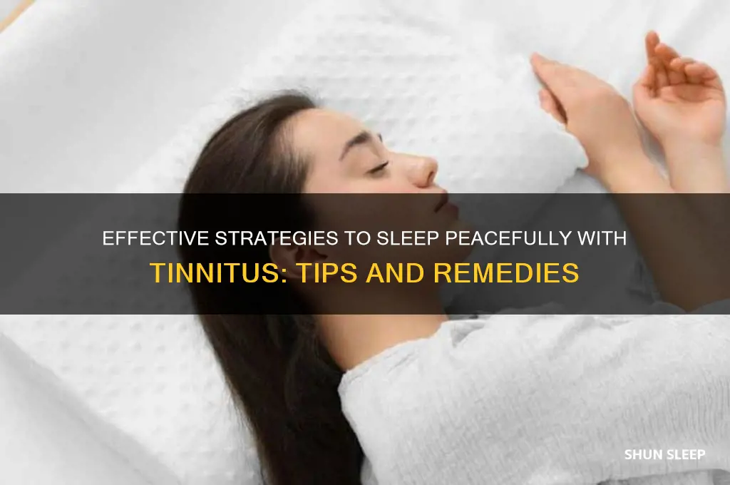 what will help me sleep with tinnitus