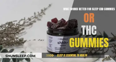 CBD vs. THC Gummies: Which Helps You Sleep Better?
