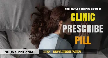 Sleeping Disorder Clinic: Prescribed Pills and Treatment