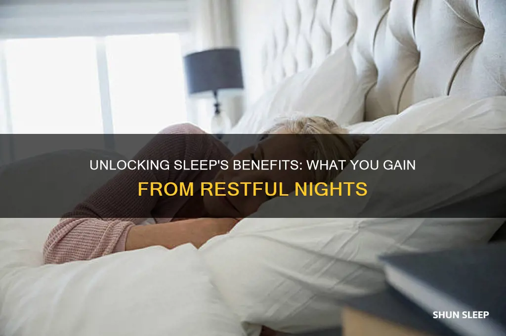 what you get for sleeping
