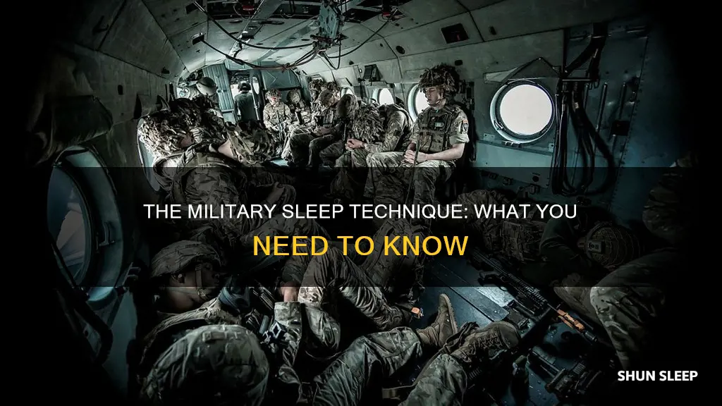 what you need to know about the military sleep technique