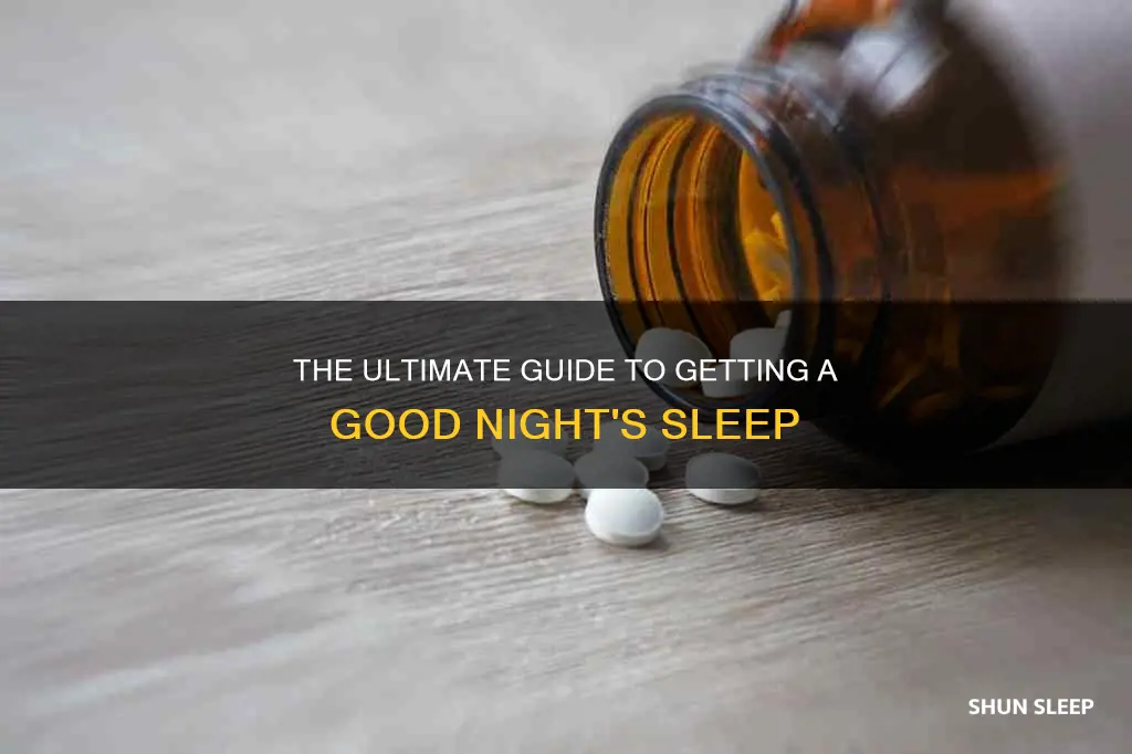 what you need to sleep