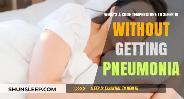 Ideal Sleep Temperature: Avoiding Pneumonia Risks in Your Bedroom