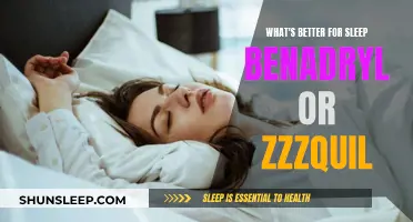 Benadryl vs. ZzzQuil: Which One Helps You Sleep Better?