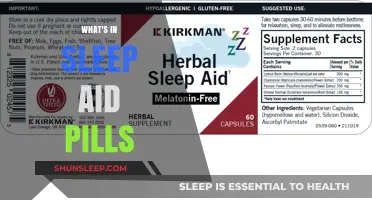 Sleep Aids: What's Inside Those Pills?