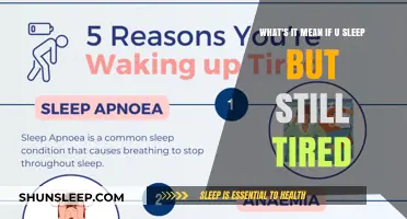 Why Do I Feel Tired After Sleeping?