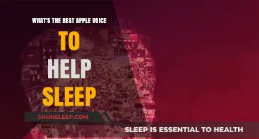 Best Apple Voices for Sleep: Find Your Calming Bedtime Companion