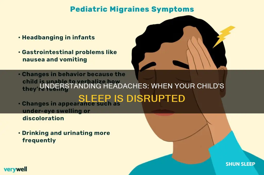 when a headache wakes your child from sleep