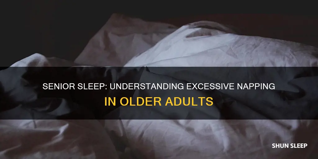 when a old person sleeps a lot