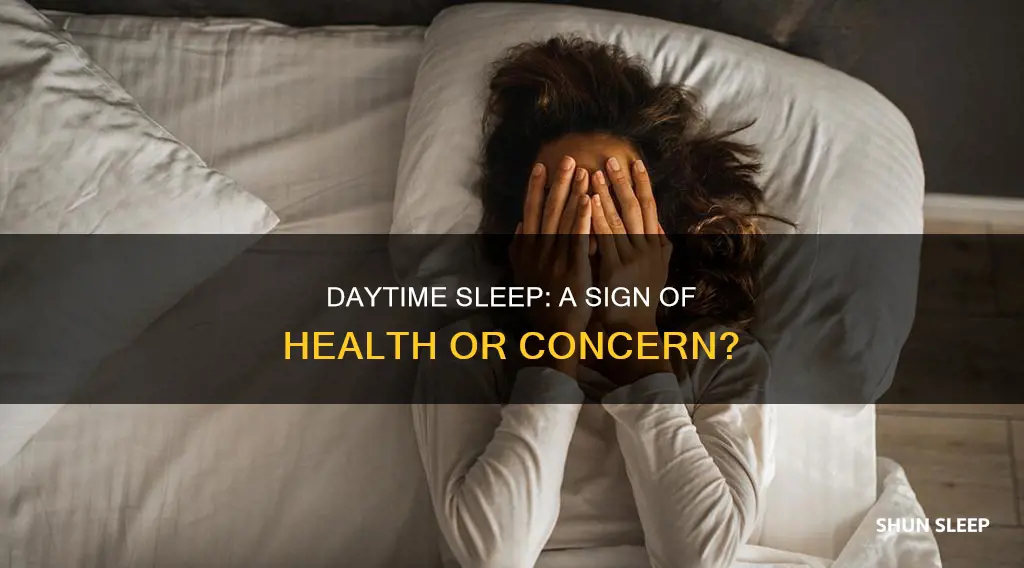 when a person sleeps all day