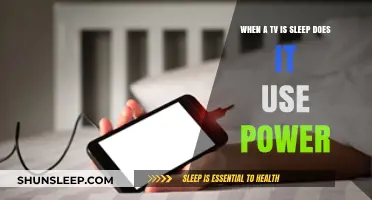 How Much Power Does a Sleeping TV Use?