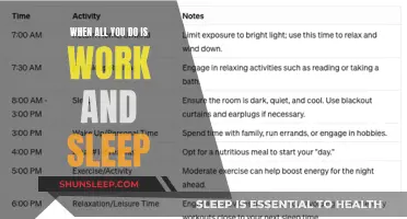 The Work-Sleep Cycle: Breaking Free from the Grind