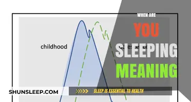 Sleep: What Does 'When' Mean?